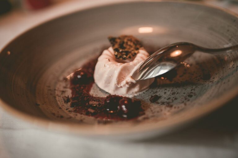Dessert am Abend
