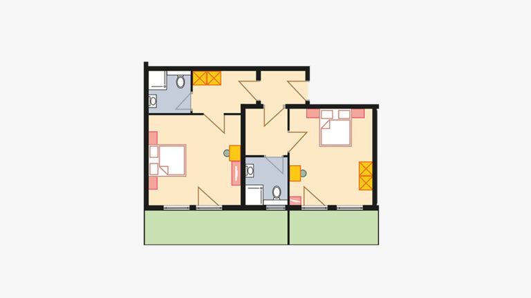 Familienappartement »Kitzbühel« – Skizze